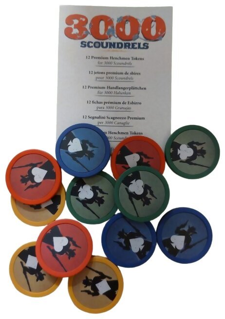 3000 Truands - 12 Jetons premium de sbires