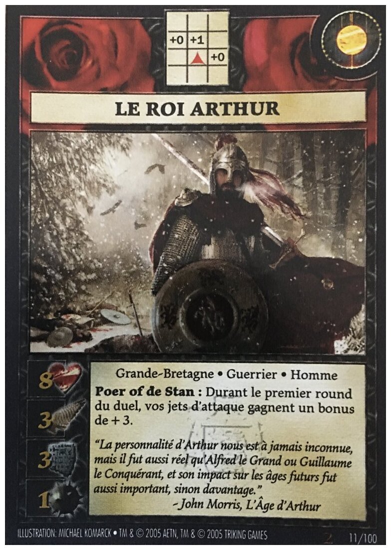 Anachronism - Set 2 Grande-Bretagne Le Roi Arthur