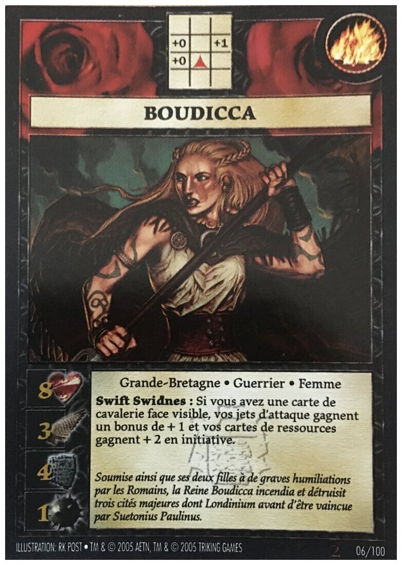 Anachronism - Set 2 Grande-Bretagne Boudicca