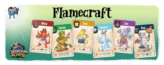 Flamecraft - Pack 6 Artisans Dragons Dice Tower 2023