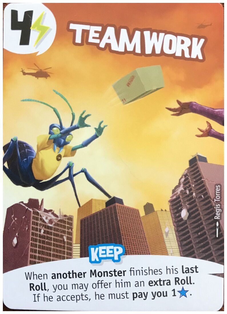 King of Tokyo - Teamwork Promo Card