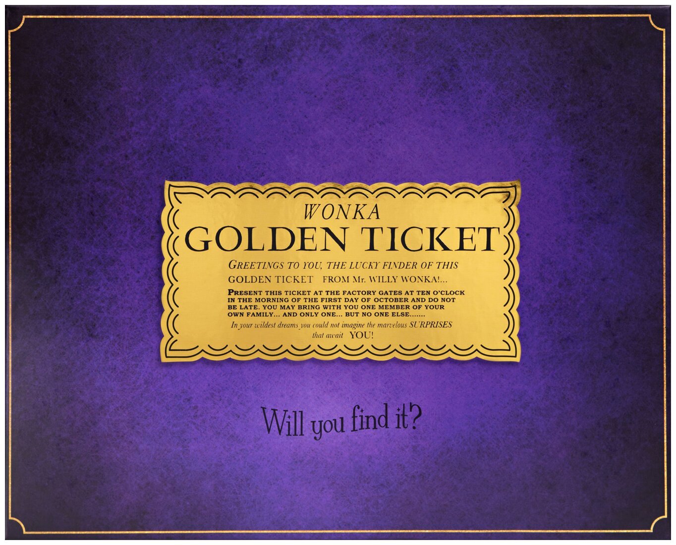 The Golden Ticket Game
