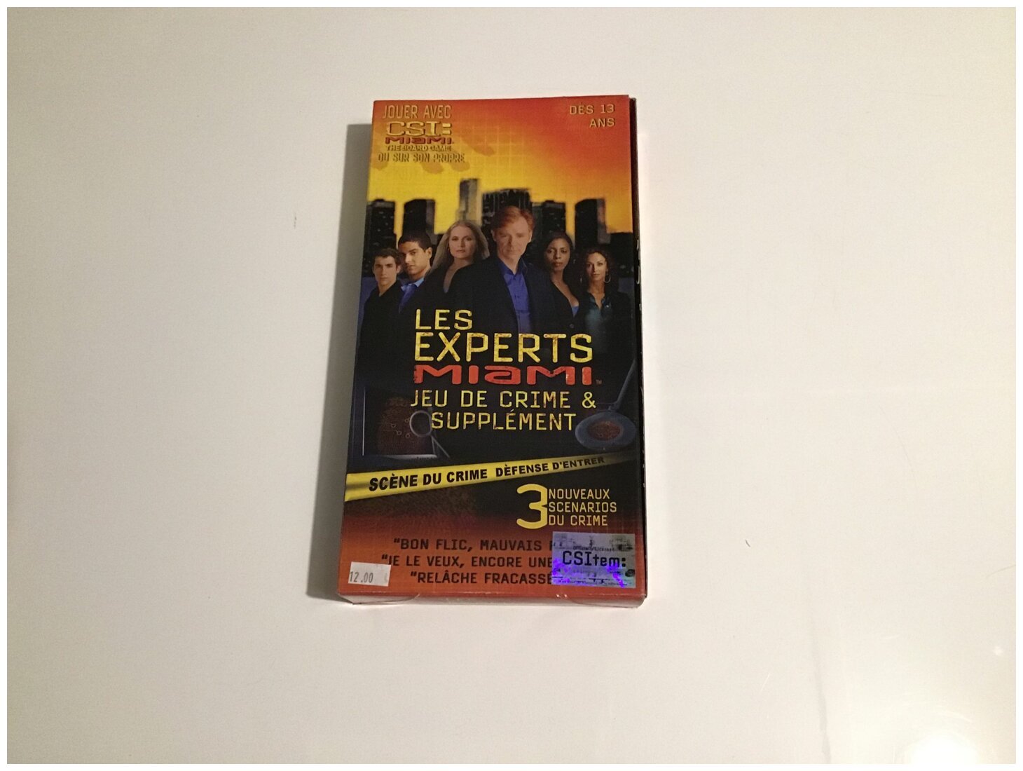 Les Experts Miami - Jeu de crime & supplément