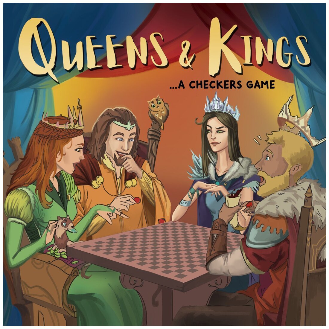 Queens & Kings... A Checkers Game