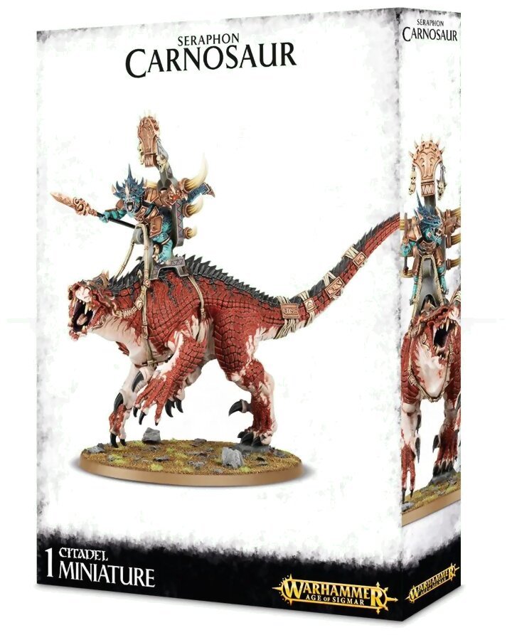 Age Of Sigmar - Saurus Scar-Veteran sur Carnosaur - Seraphon