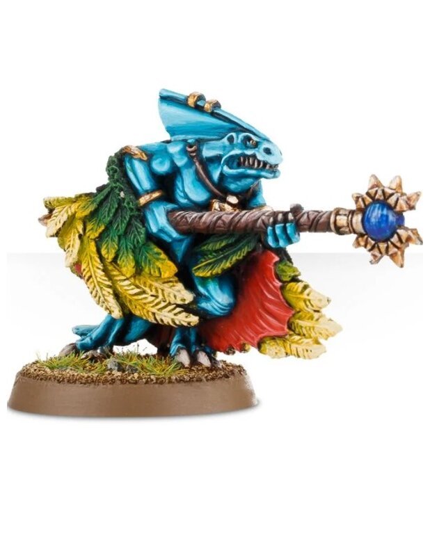 Age Of Sigmar - Skink Priest avec Cape de Plumes - Seraphon