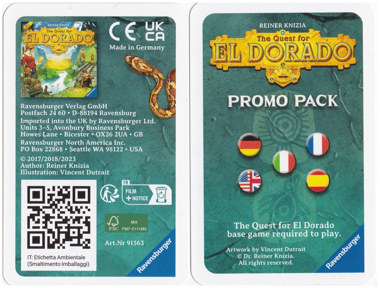The Quest for El Dorado - 2023 Promo Pack