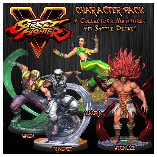 Street Fighter - V Character Pack - The Miniatures Game