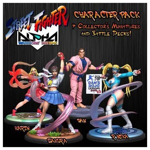 Street Fighter - Alpha Character Pack - The Miniatures Game