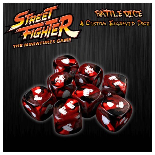 Street Fighter - battle Dice - The Miniatures Game