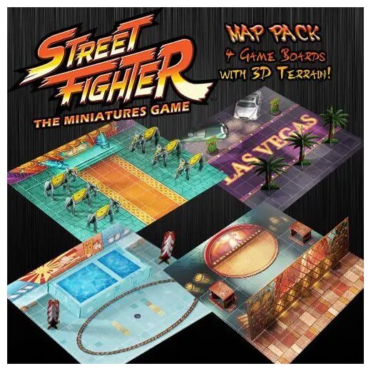 Street Fighter - Map Pack - The Miniatures Game