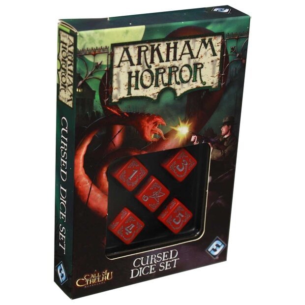Horreur à Arkham - Set de dés - Maudit - Rouge