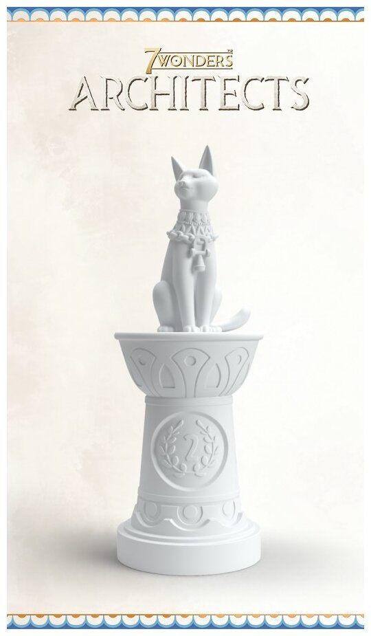 7 Wonders Architects - Figurine de chat égyptien