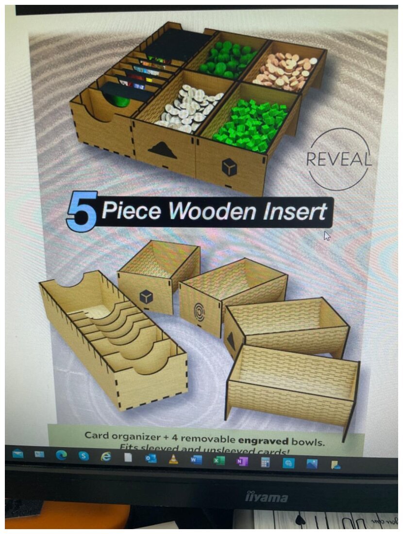 Earth - insert en bois