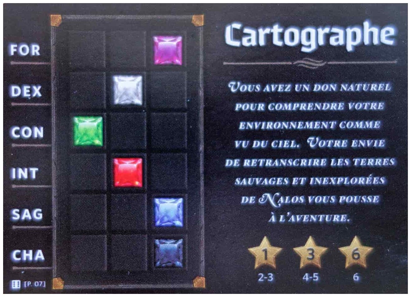 Roll player - Antécédent "Cartographe"