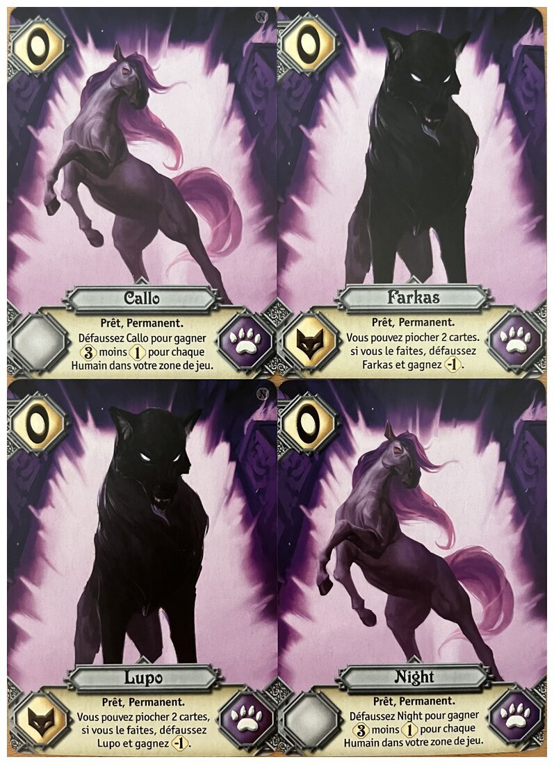 The Hunger - Set de cartes exclusifs familiers
