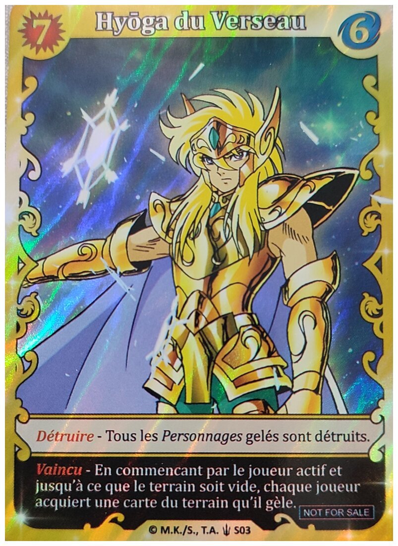 Saint Seiya - Hyoga du Verseau - Deck Building