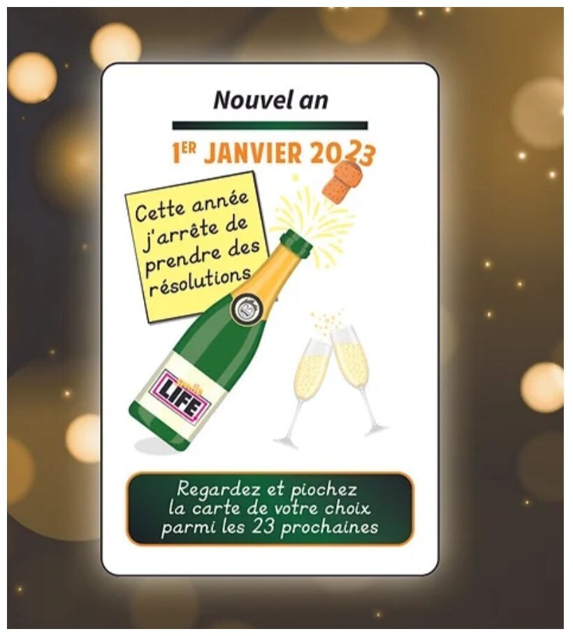 Smile Life - Carte "Nouvel an 2023"