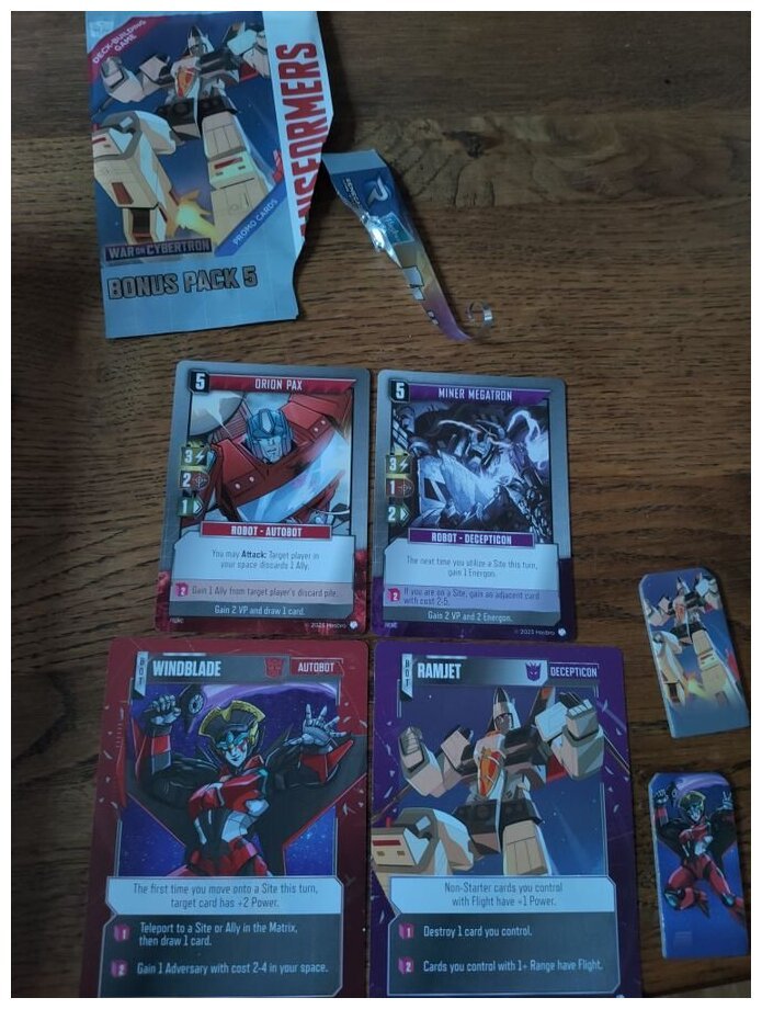 Transformers Deck-Building Game - Bonus Pack 5