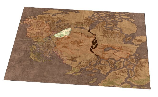 Iron Kingdoms - La carte d'Immoren occidentale