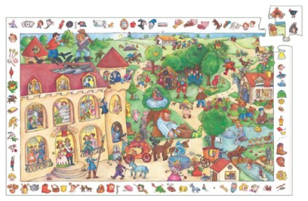 Puzzle - Découverte les contes de fées - 54 pièces