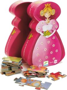 Puzzle Silhouette - La Princesse et La Grenouille - 36 pièces