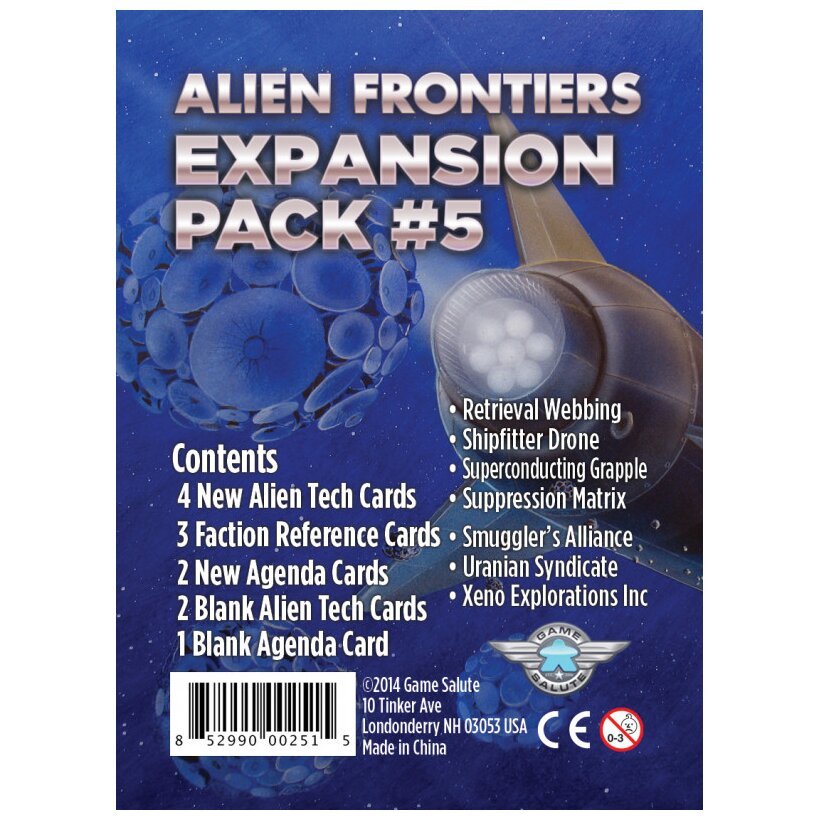 Alien Frontiers - Expansion Pack #5