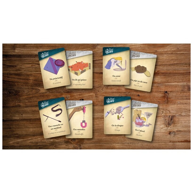 Memoria Bluff - carte promo Alcool / Drogues