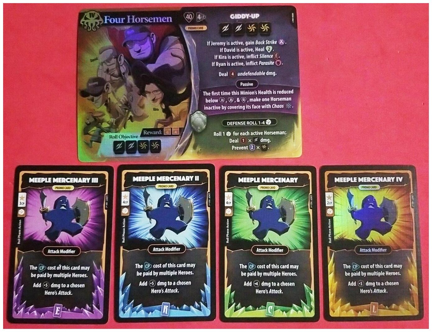 Dice Throne Adventures - Four Horsemen Promo Pack