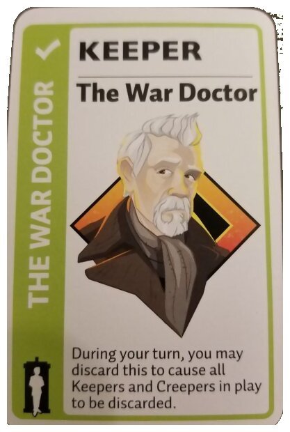 Doctor Who Fluxx - The War Doctor - Promo Card