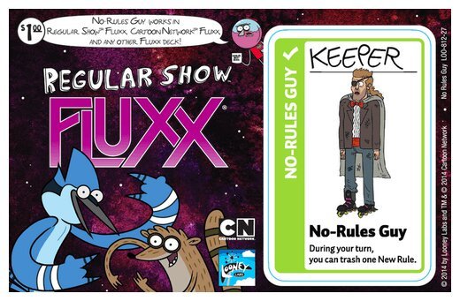 Regular Show Fluxx - Nos Rules Guy - Promo Cards
