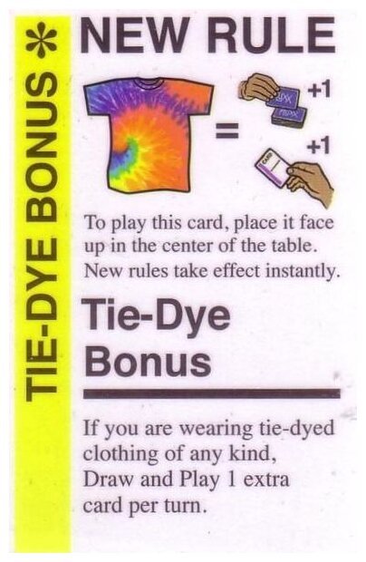 Fluxx - Tie-Dye Bonus - Promo Cards