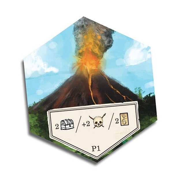 Robinson Crusoe : Adventures on the Cursed Island – Vulcano Tile Promo