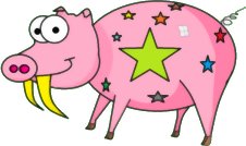 Le cochon à dents de sabre