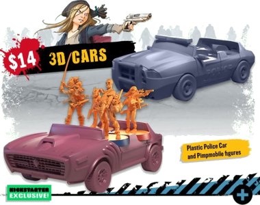 Zombicide 2ème Edition - 3D Cars