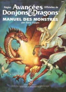 AD&D - Manuel des Monstres