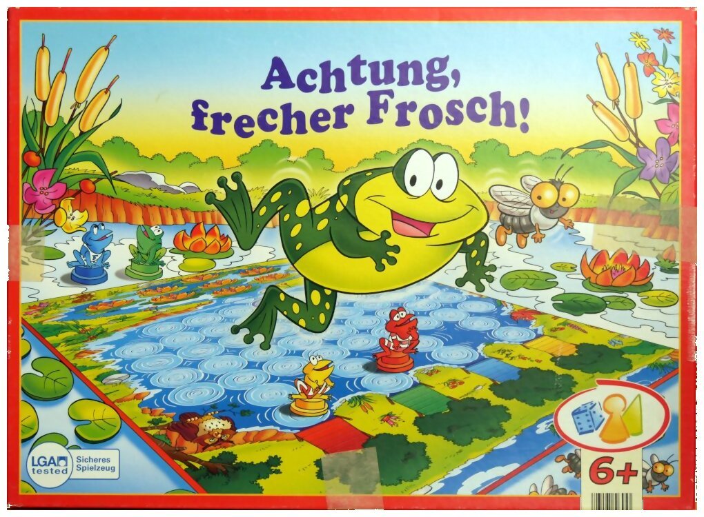 Achtung, frecher Frosch!