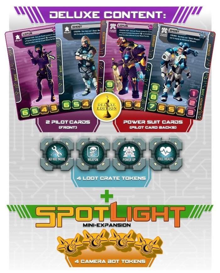 Tiny Epic Mechs - Kickstarter Deluxe Promo Pack