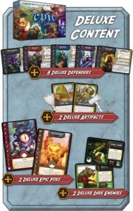 Tiny Epic Defenders 2nd edition - kickstarter deluxe promo pack