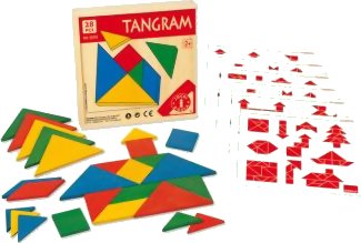 Tangram multicolore