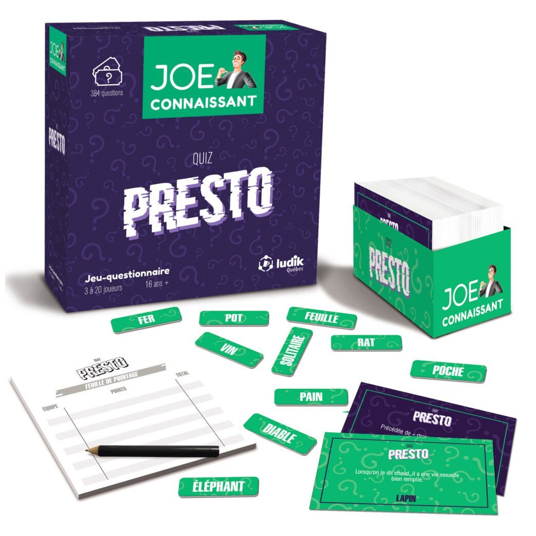 Joe Connaissant : Quiz Presto