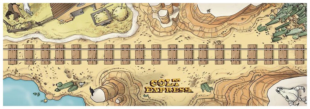 Colt Express - Playmat (1ère édition)