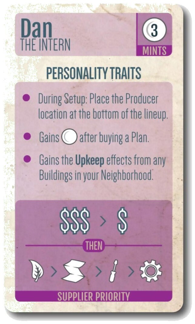 Mint Works - Tantrum House Intern Promo Card