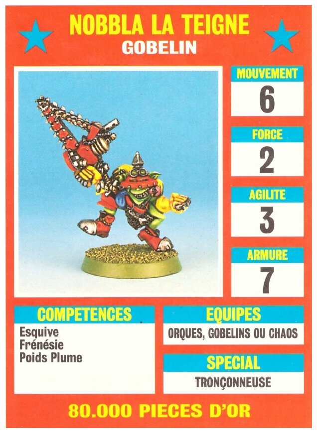 Blood Bowl - Nobbla La Teigne