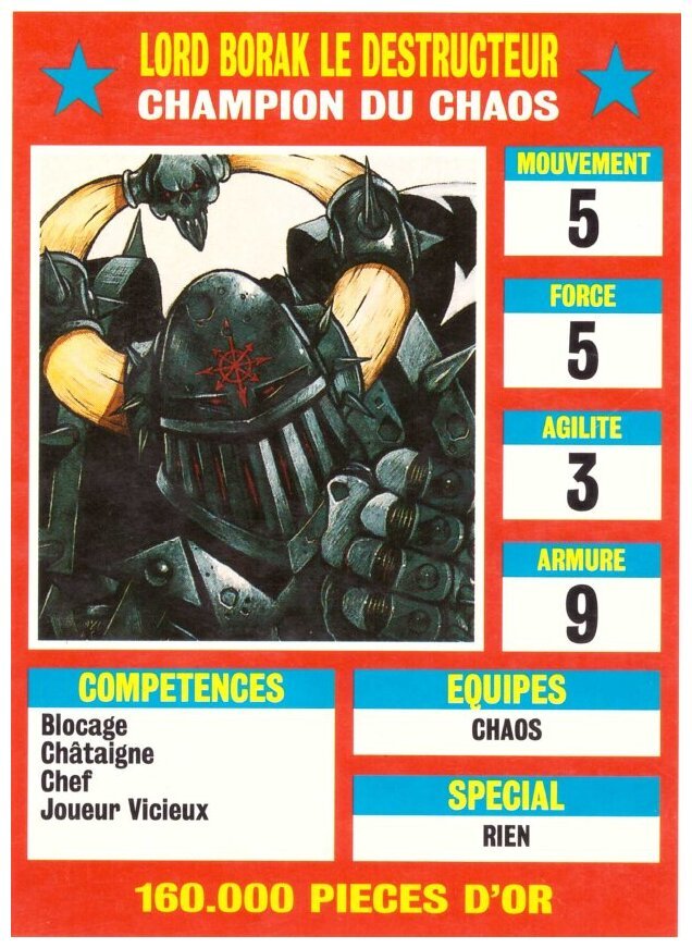 Blood Bowl - Lord Borak Le Destructeur
