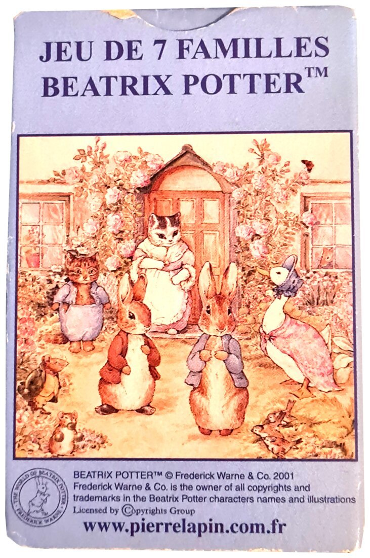 Jeu de 7 familles Beatrix Potter