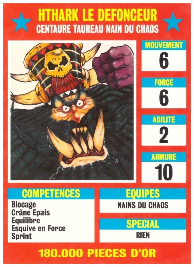 Blood Bowl - Hthark Le Défonceur