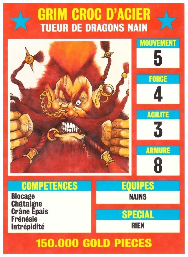Blood Bowl - Grim Croc D'Acier