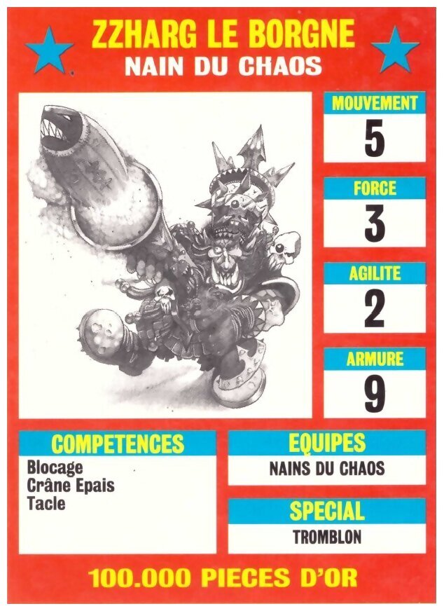 Blood Bowl - Zzharg Le Borgne