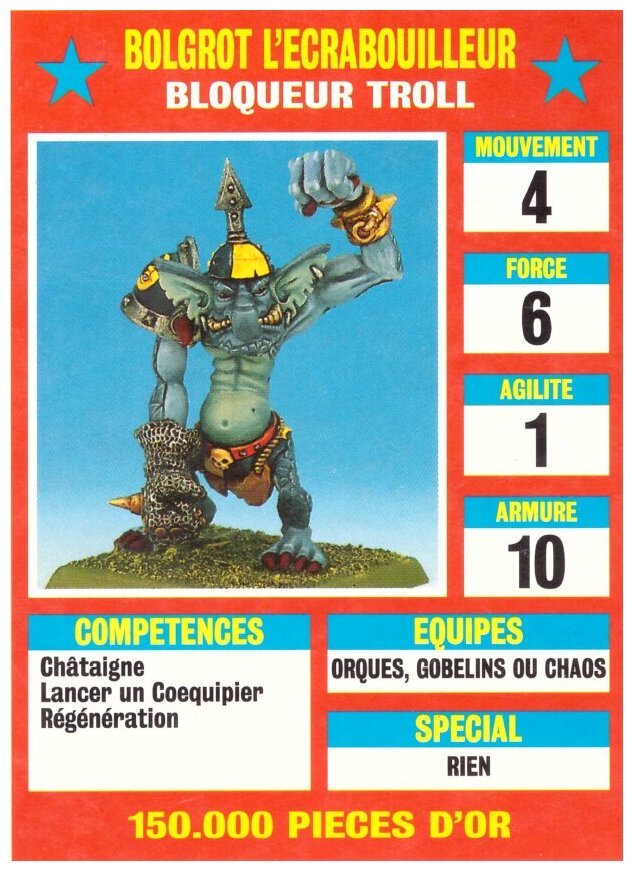 Blood Bowl - Bolgrot L'Ecrabouilleur